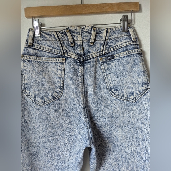 Vintage Lee ultra highwaist acid wash denim - Picture 3 of 6
